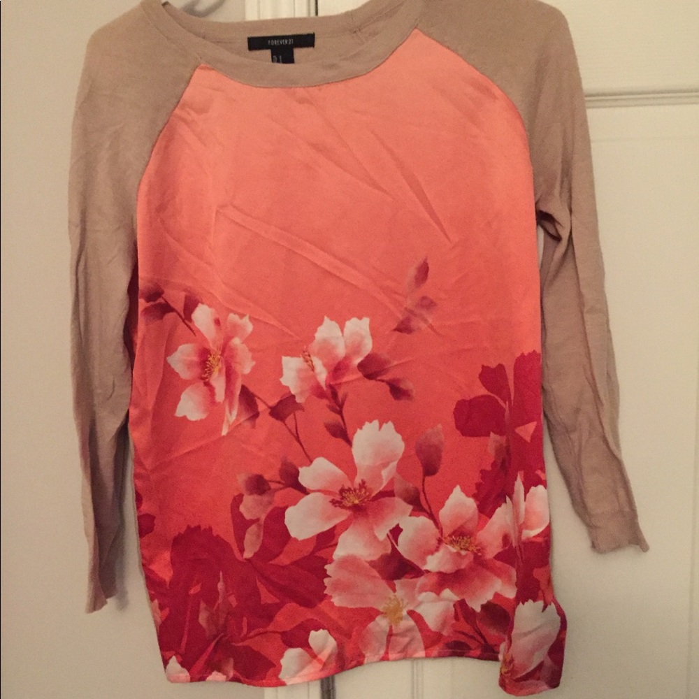 silky 3/4 sleeves shirt!
